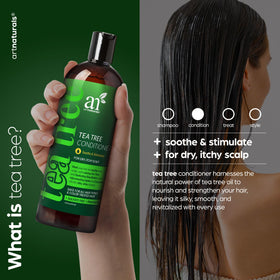 Artnaturals back label close-up listing ingredients and directions