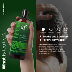 Artnaturals back label close-up detailing ingredients and directions