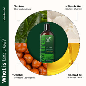 Artnaturals foamy lather in hand showing effective cleansing action