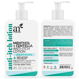 Artnaturals two-pack staged in travel bag and home shelf for grab-and-go convenience
