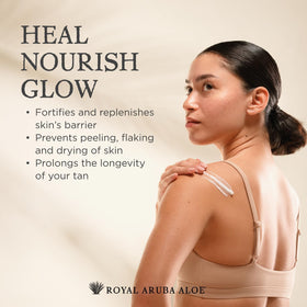 ARUBA ALOE creamy gel texture close-up showing lightweight, fast absorption benefit
