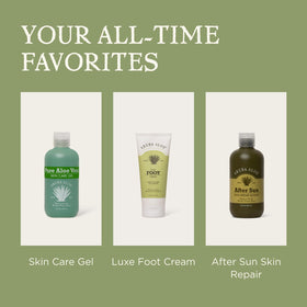 Aruba Aloe bottle in bathroom setting promoting daily skincare routine