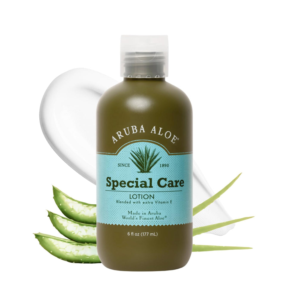 Aruba Aloe front bottle view showing brand and hydrating lotion benefit