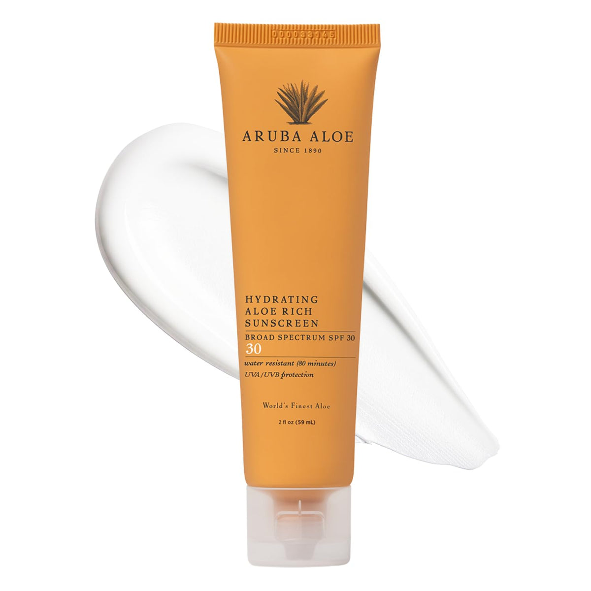 ARUBA ALOE front packaging showing SPF 30 and compact travel size benefit