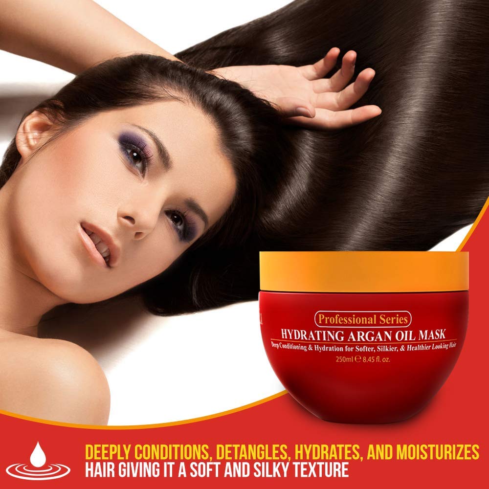 Arvazallia being applied to hair strands improving detangling and softness