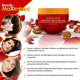Arvazallia ingredient label closeup highlighting argan oil nourishment