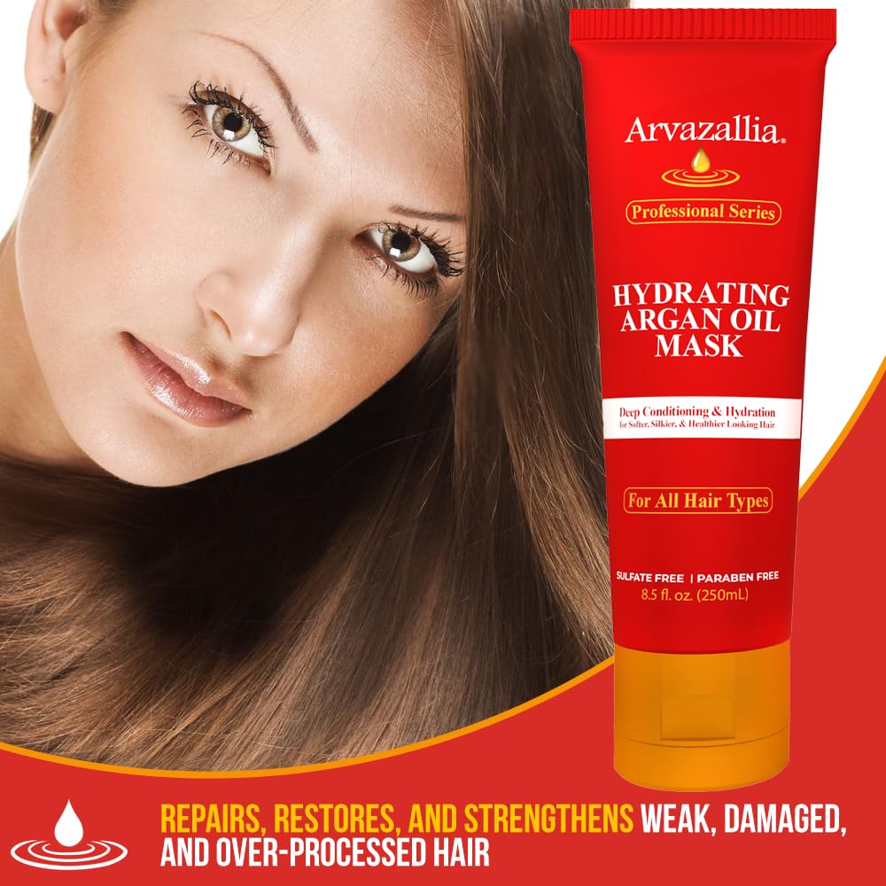 Arvazallia being applied in shower to wet hair for deep conditioning and detangling