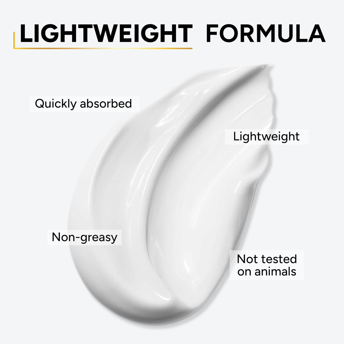 Arvesa application on hand demonstrating spreadability and immediate skin smoothing
