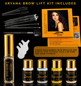 ARYANA NEW YORK close-up texture of lifting lotion showing smooth, controlled formulation