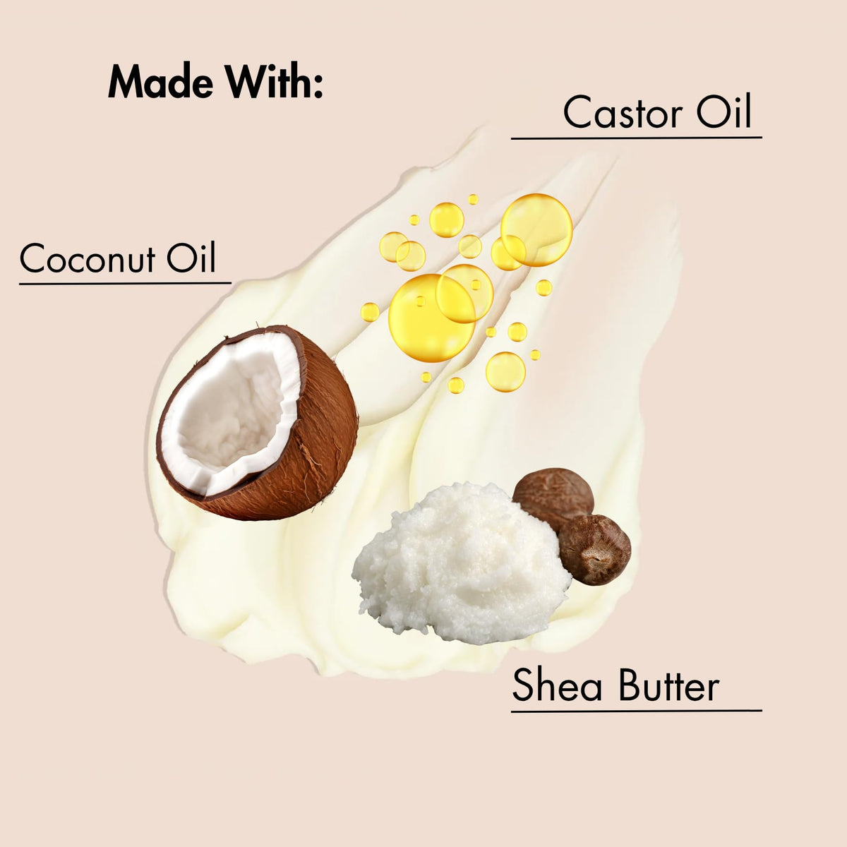 As I Am cream on palm demonstrating smooth application and improved slip