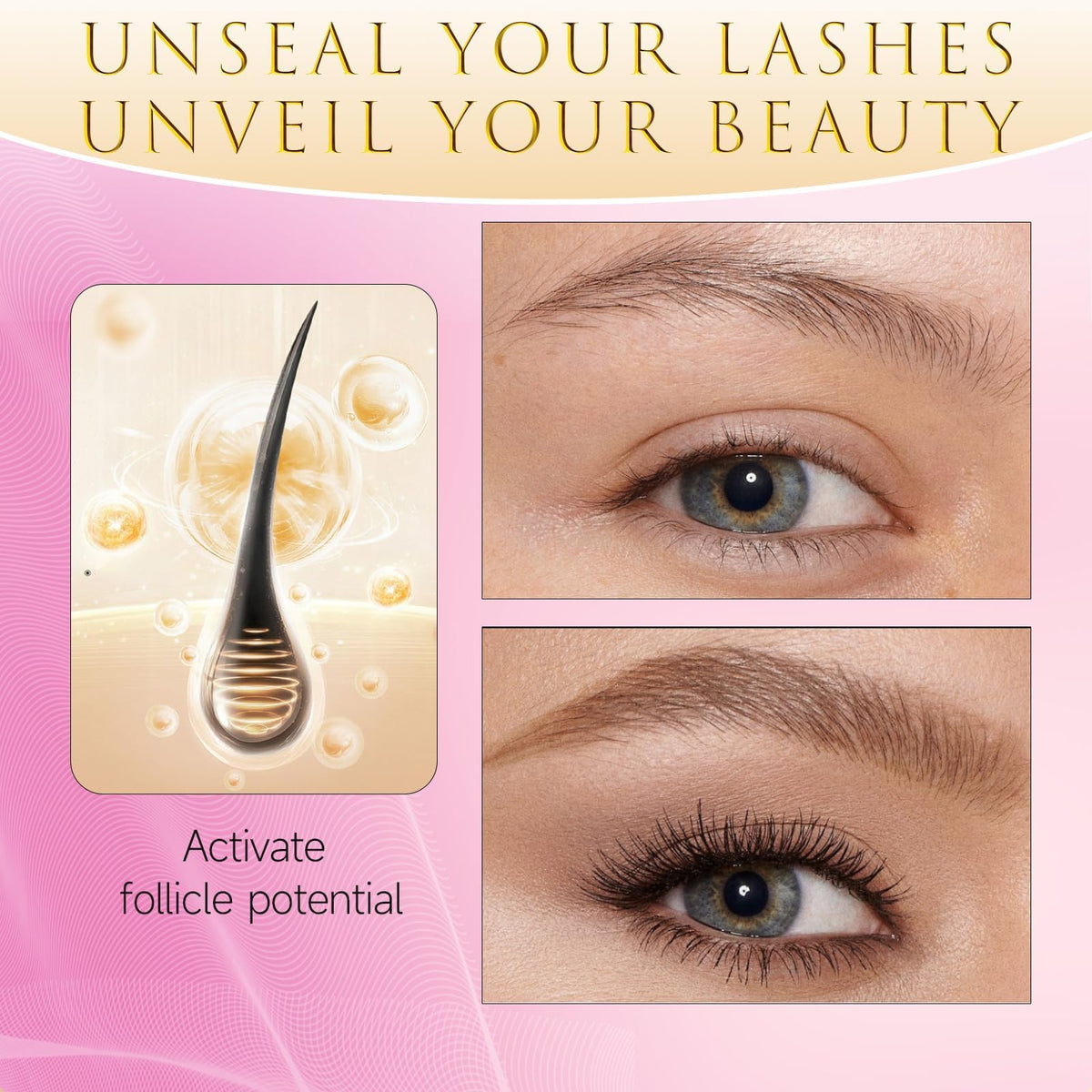 ASAMO brush applicator closeup offering precise, thin eyeliner-like stroke