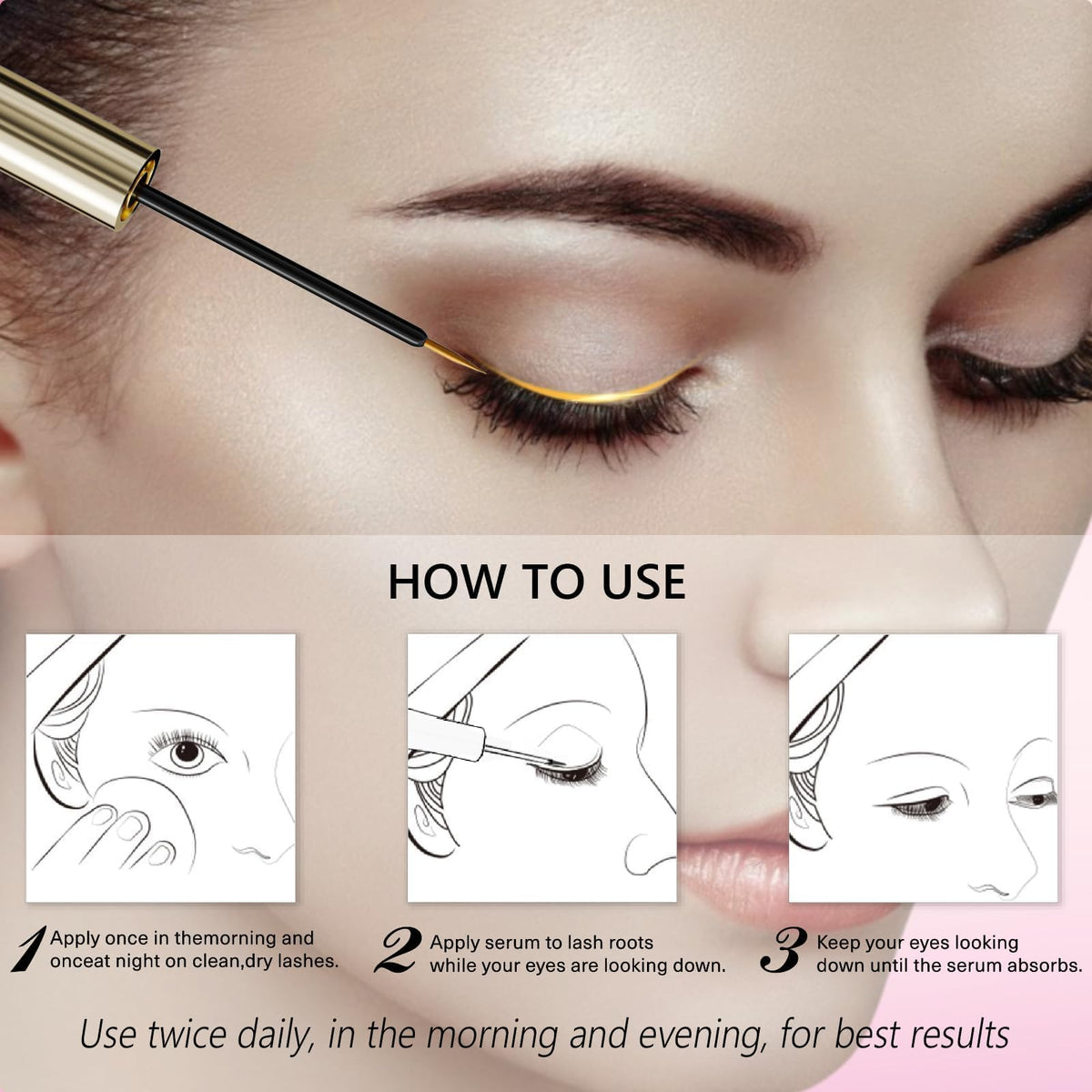 ASAMO contact lens friendly demo indicating gentle formula suitable for wearers