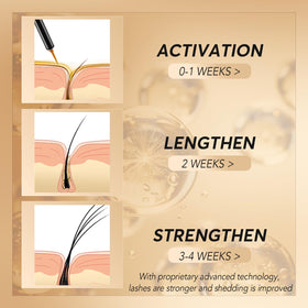 ASAMO lash serum applicator tip displaying precise application
