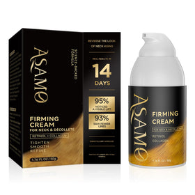 ASAMO front packaging showing product bottle and branding for clear recognition and trust
