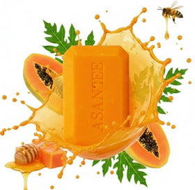 ASANTEE close-up of soap texture highlighting creamy lather and moisturizing benefit