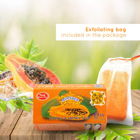ASANTEE cross-section of soap bar revealing interior texture and long-lasting benefit