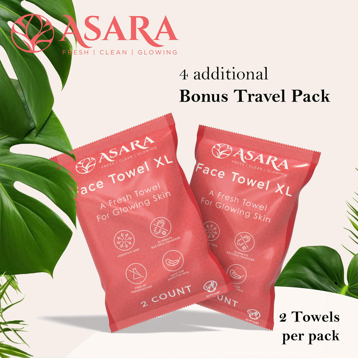 ASARA NEW YORK PROBIOTIC SKIN SCIENCE towel on bathroom counter in everyday routine