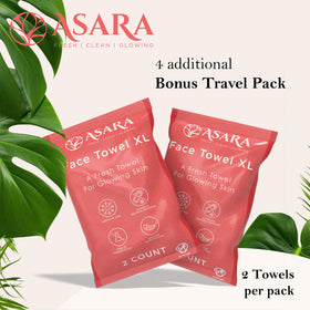 ASARA NEW YORK PROBIOTIC SKIN SCIENCE towel on bathroom counter in everyday routine