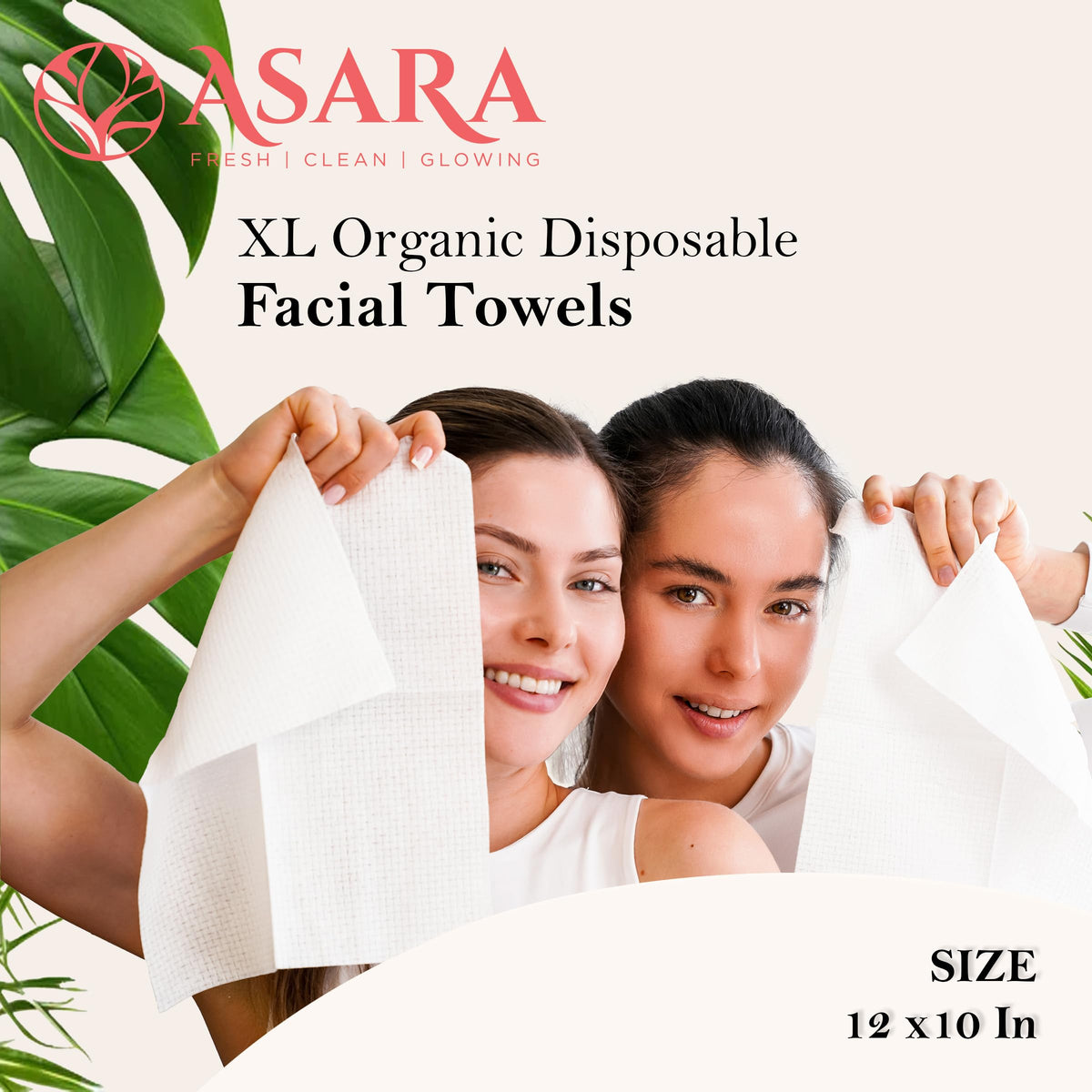 ASARA NEW YORK PROBIOTIC SKIN SCIENCE towel being wetted to activate makeup removal