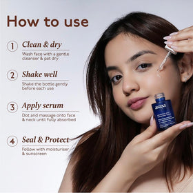 ASAYA close-up label with active ingredients for informed choice