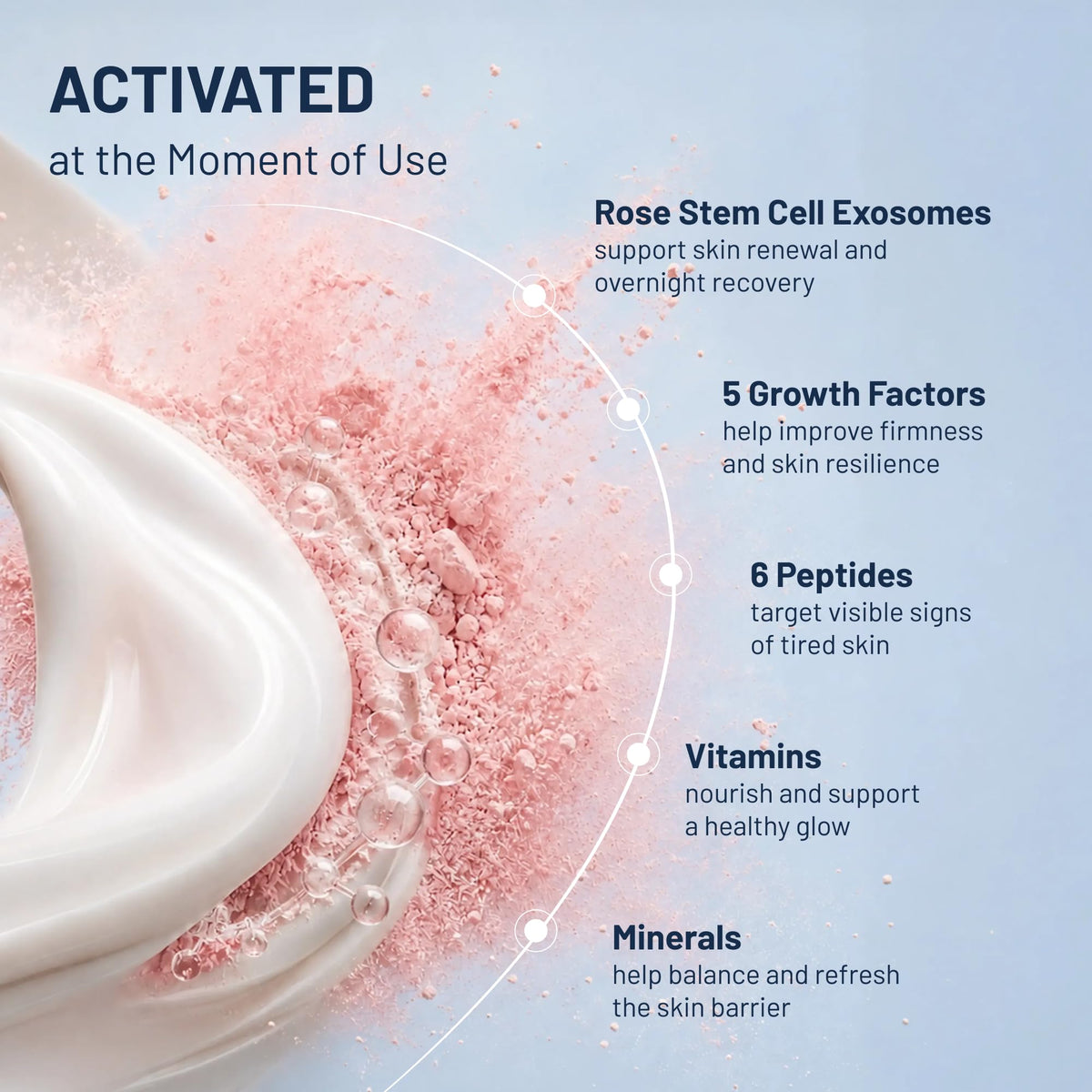 ASCE+ closeup texture of balm highlighting fast absorption benefit