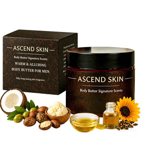ASCEND SKIN front packaging showing jar and branding for clear product identification and trust