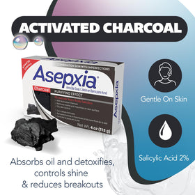 Asepxia bar in hand for size comparison and easy use