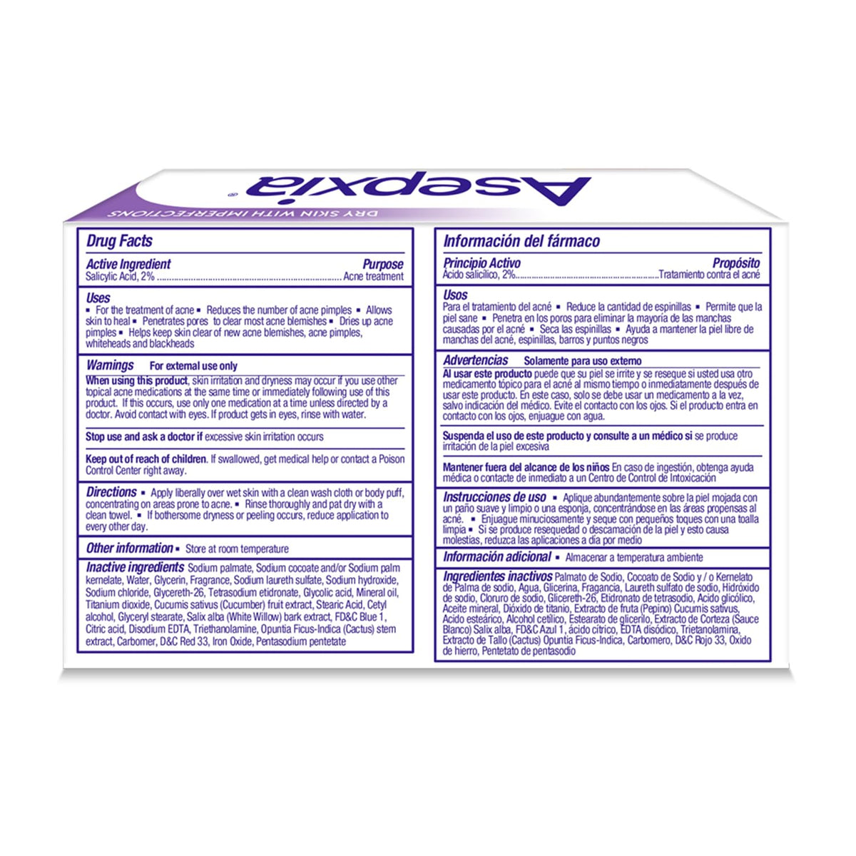 Asepxia bar inside travel pouch emphasizing portability and convenience
