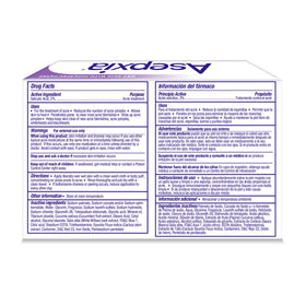 Asepxia bar inside travel pouch emphasizing portability and convenience