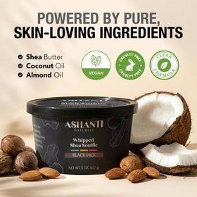 Styling beard and hair with Ashanti Naturals Blackjack soufflé to reduce frizz and add shine
