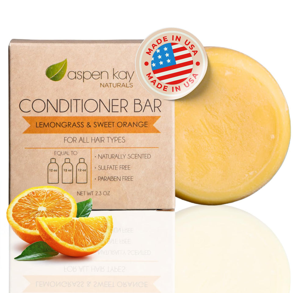 Aspen Kay Naturals front packaging showing brand and lemongrass scent for easy identification