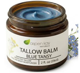Aspen Kay Naturals front jar showing label and 2 fl oz size, highlighting clean natural ingredients