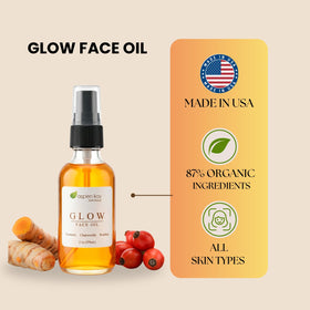 Aspen Kay Naturals dropper dispensing a precise facial oil dose