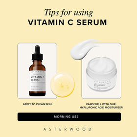 Asterwood on bathroom shelf in lifestyle setting suggesting easy routine benefit
