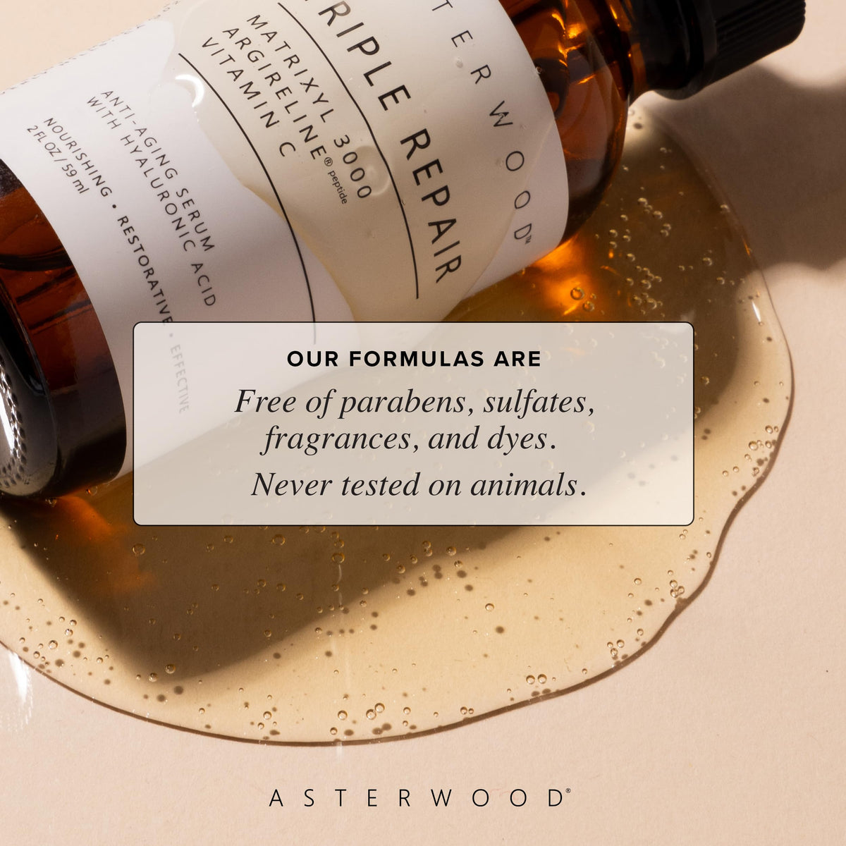 Asterwood illustrative before and after depiction of smoother-looking skin
