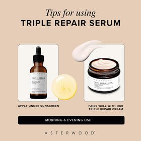 Asterwood bottle styled on bathroom shelf suggesting daily routine benefit