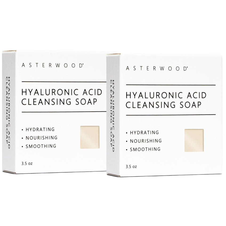 Asterwood front packaging showing fragrance-free hydrating bar benefit