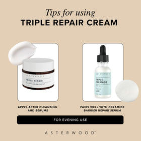 Asterwood hyaluronic acid drop on skin illustrating deep hydration