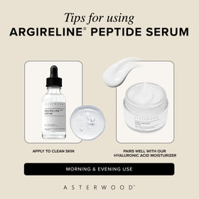 Asterwood label detail focused on ingredients list highlighting transparency benefit