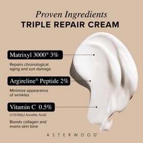 Asterwood label close-up showing ingredient list and clean formulation
