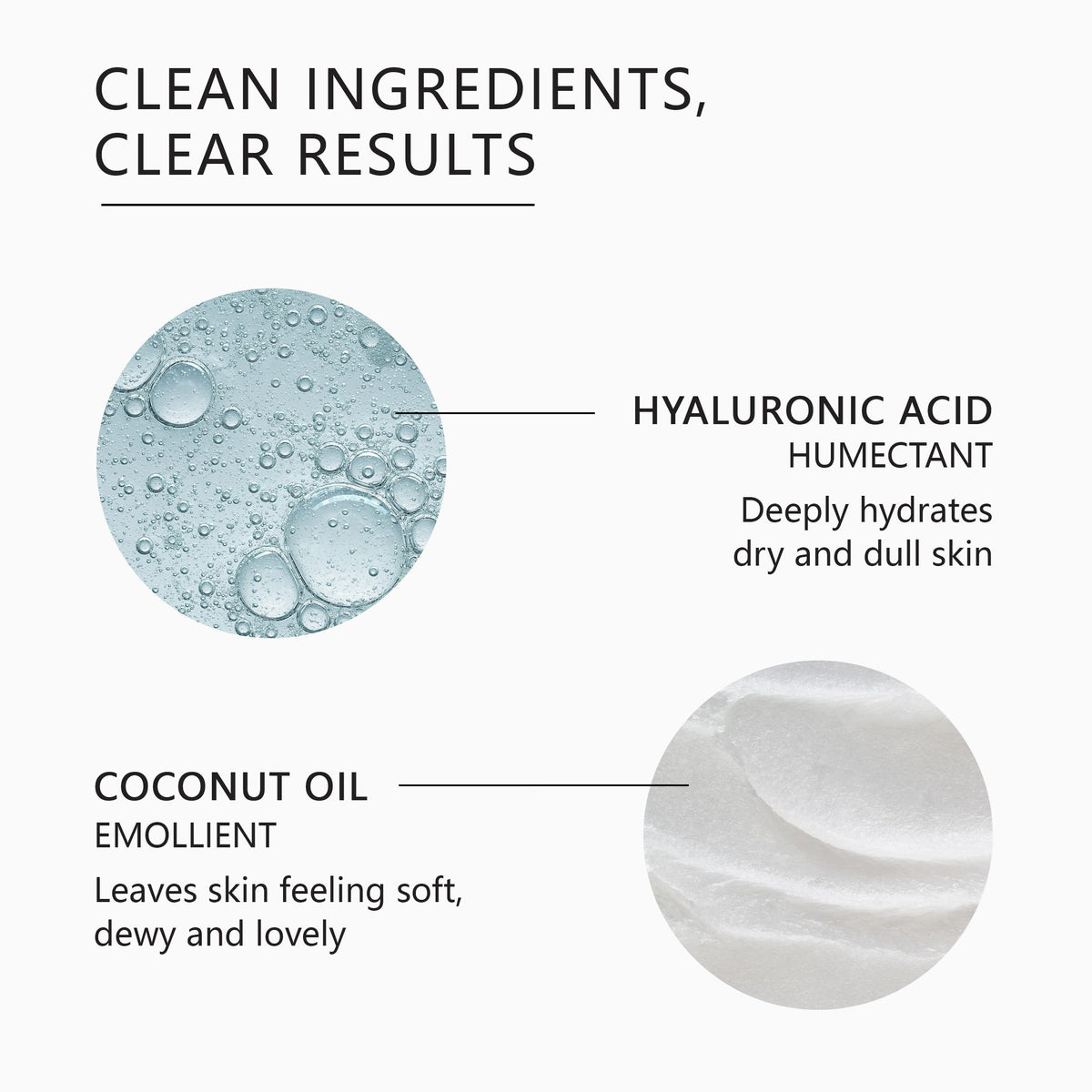 Asterwood lather in hand demonstrating gentle cleanse and easy rinse