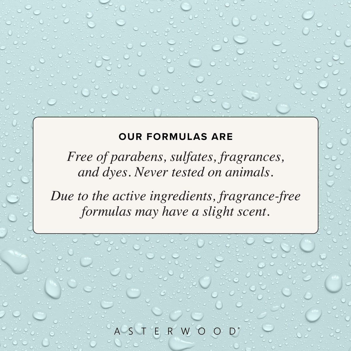 Asterwood lifestyle post-workout spray calming skin after exercise