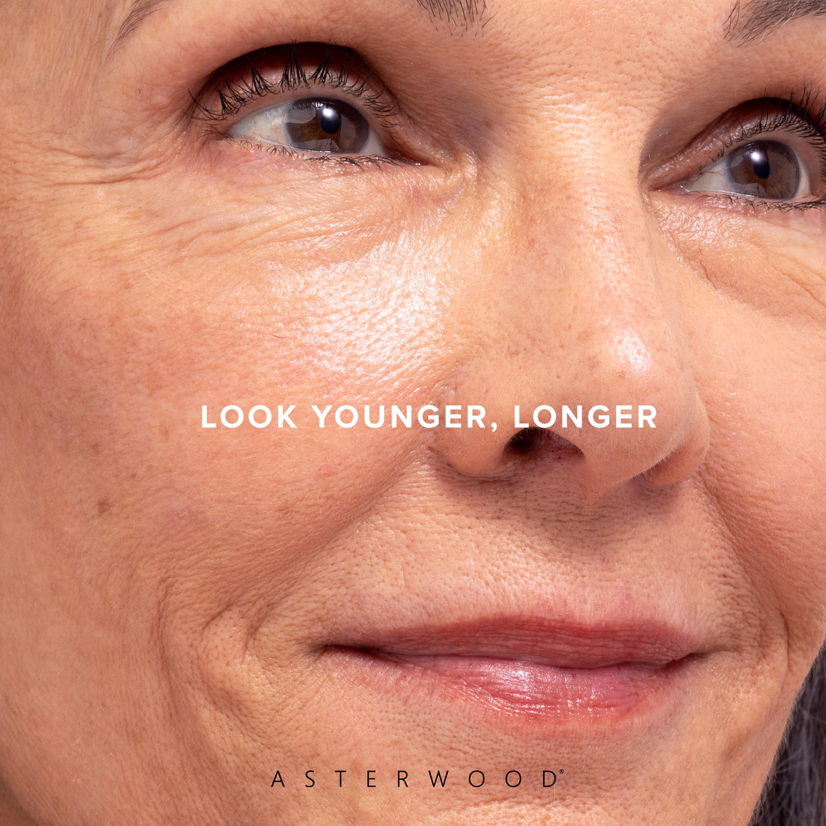 Asterwood bottle on bathroom counter as part of nighttime routine showing convenience benefit