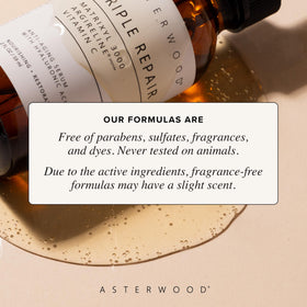 Asterwood bottle in hand showing 8 fl oz practical size benefit