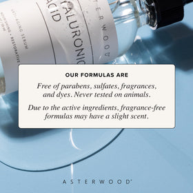Asterwood applying serum to hand demonstrating quick hydration benefit