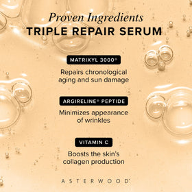 Asterwood serum texture close-up showing lightweight hydration