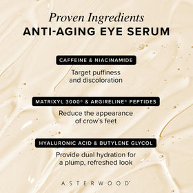 Asterwood gel texture droplet demonstrating hyaluronic hydration