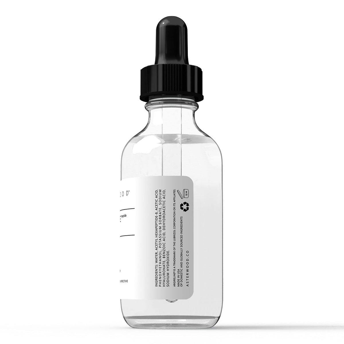 Asterwood compact bottle inside travel bag showing portability benefit