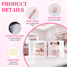 ASTONFOG double-sided traceless adhesive sheets securing swatches