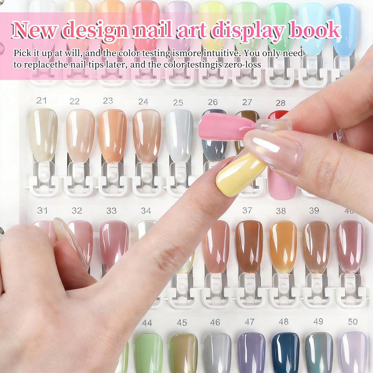 ASTONFOG swatch book on a salon station aiding client consultations and choices